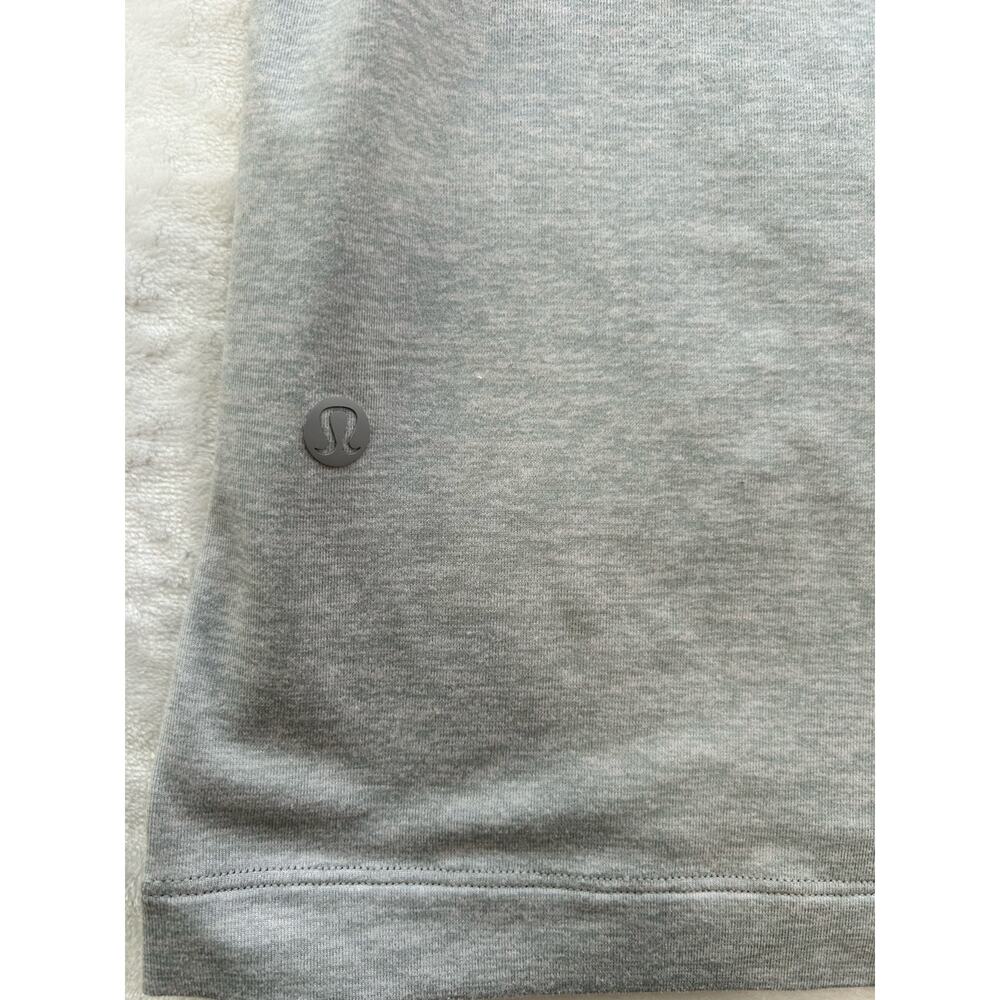 Lululemon Pullover Men's M Gray Metal Vent Tech Quarter Zip Lightweight Training - Picture 4 of 9